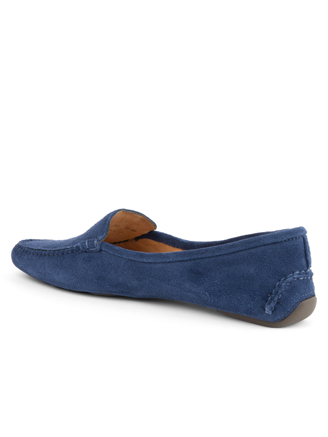 Patricia Green Patricia Green Women’s Jillian Driving Moccasin In Suede In Navy