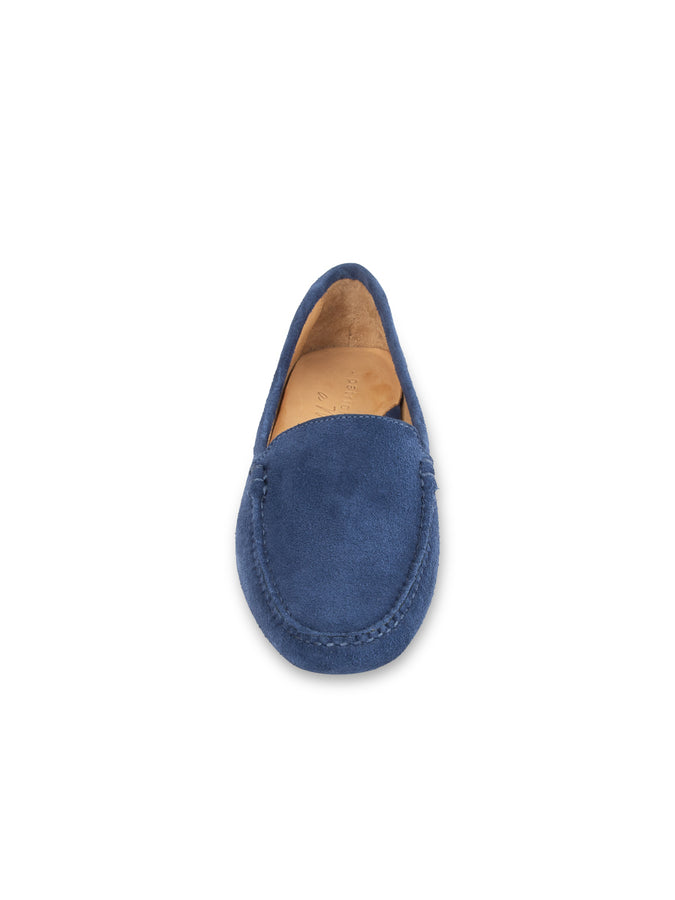 Patricia Green Patricia Green Women’s Jillian Driving Moccasin In Suede In Navy