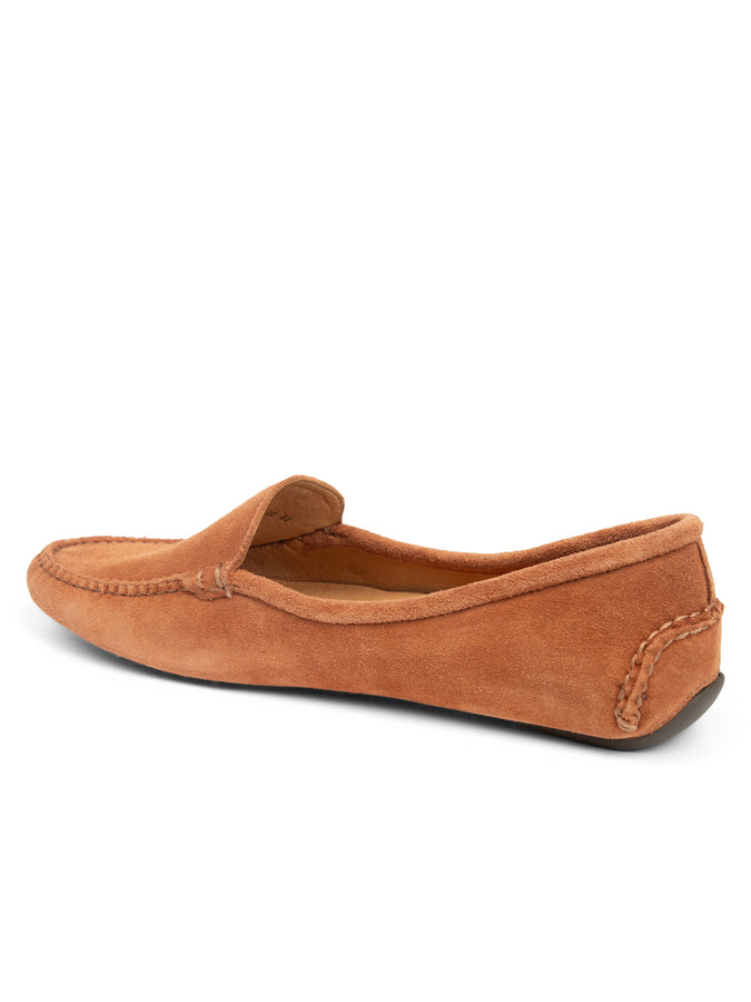 Patricia Green Patricia Green Women’s Jillian Driving Moccasin In Suede In Cognac Suede