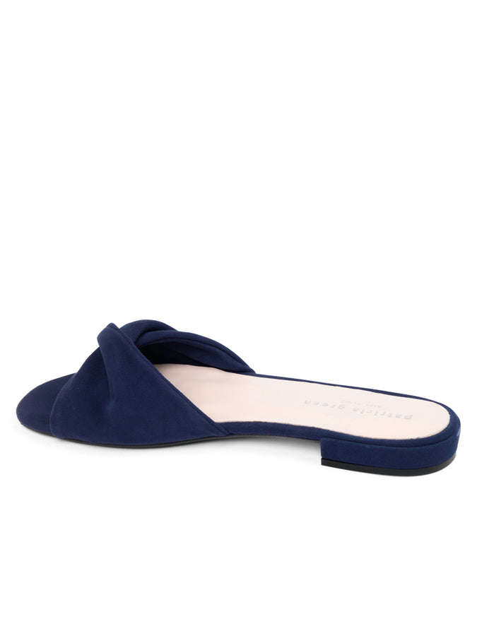 Patricia Green Patricia Green Women’s Julie Twist Flat Sandal In Navy