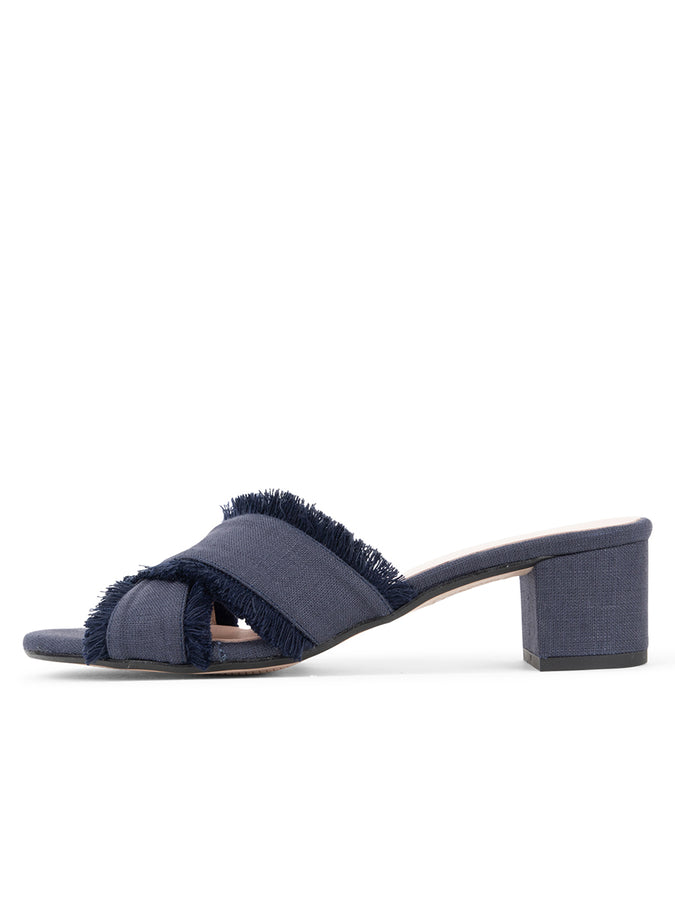 Patricia Green Patricia Green Women’s Kate Fringe Slide In Navy
