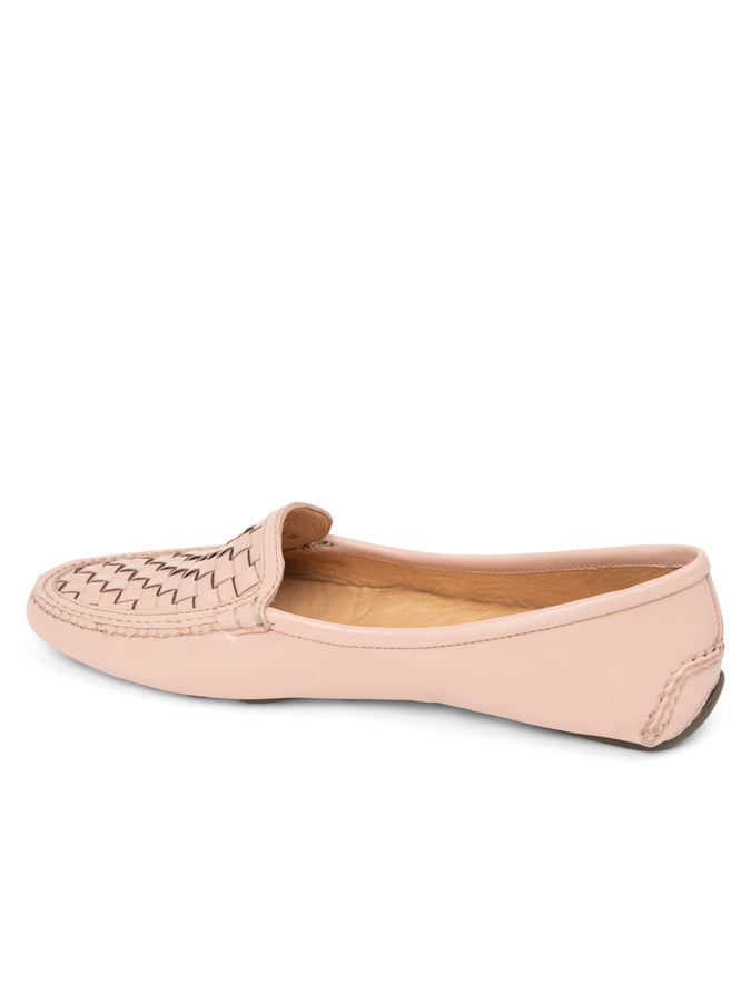 Patricia Green Patricia Green Women’s Kelly Woven Driving Moccasin In Nude