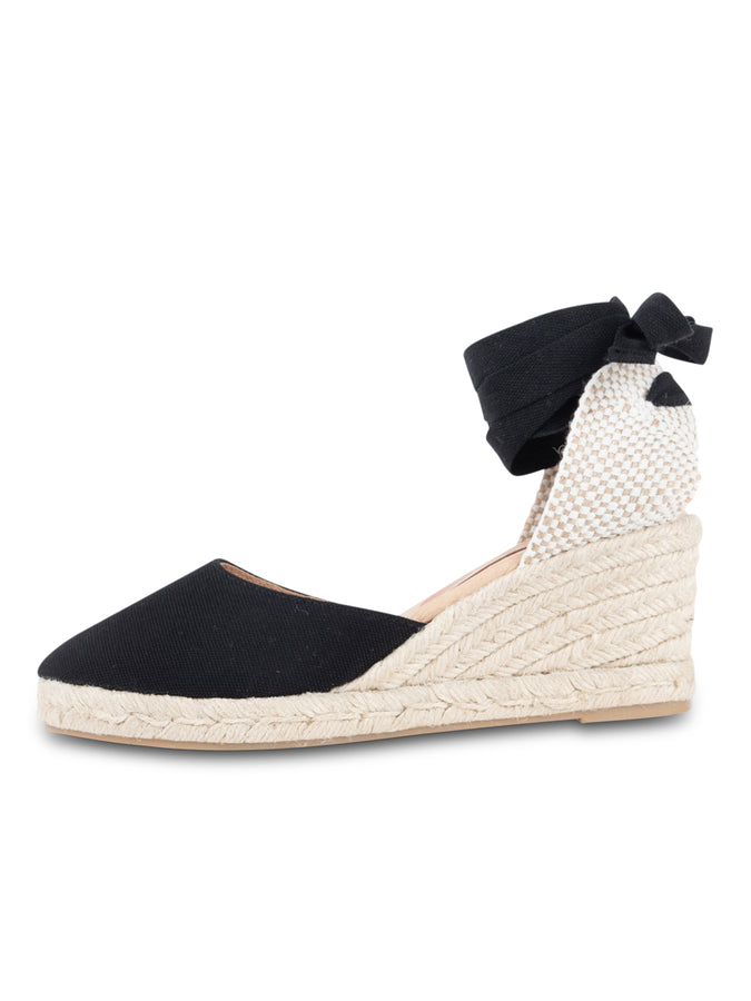 Patricia Green Patricia Green Women’s Leon Closed Toe Lace Up Espadrille In Black