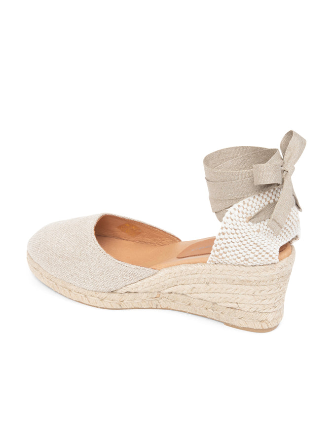 Patricia Green Patricia Green Women’s Leon Closed Toe Lace Up Espadrille In Natural