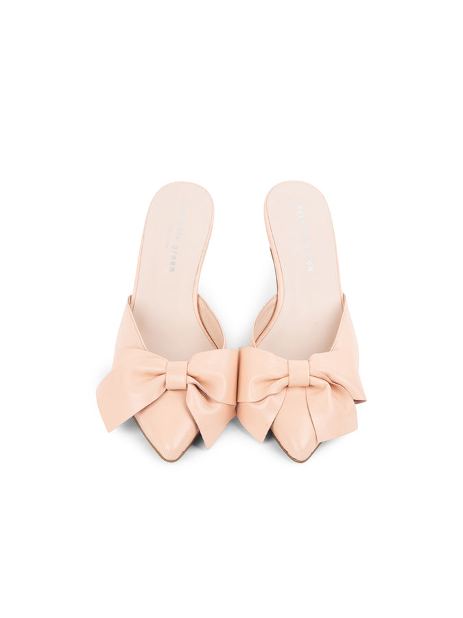 Patricia Green Patricia Green Women’s Malibu Kitten Heel Mule In Blush
