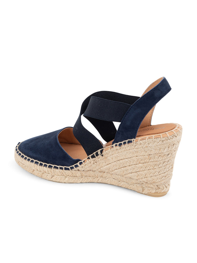 Patricia Green Patricia Green Women’s Mila Espadrille With Elastic Straps In Navy