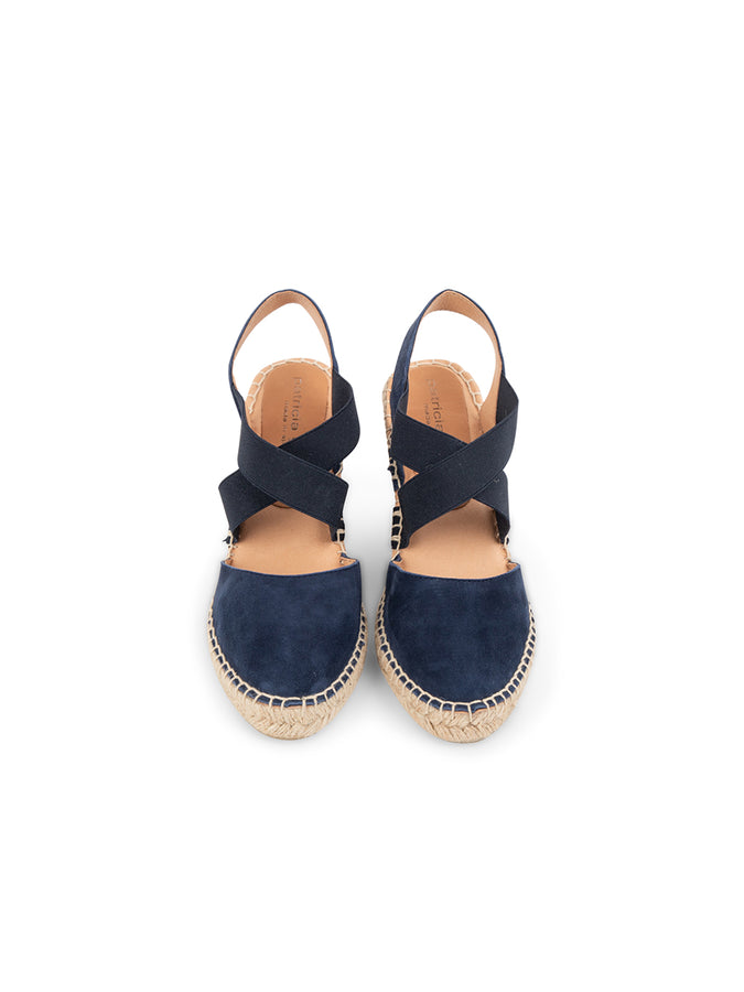 Patricia Green Patricia Green Women’s Mila Espadrille With Elastic Straps In Navy