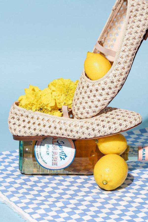 Patricia Green Patricia Green Women’s Monaco Raffia Ballet Flat In Natural