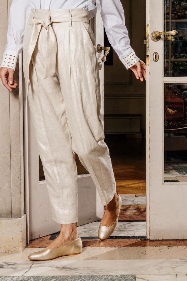 Patricia Green Patricia Green Women’s Palm Beach Ballet Flat In Gold