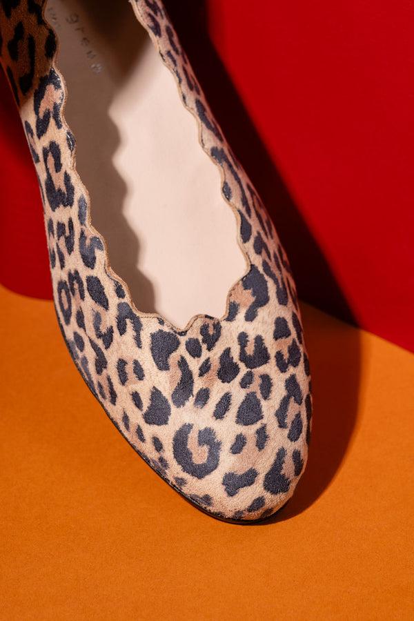 Patricia Green Patricia Green Women’s Palm Beach Ballet Flat In Leopard Suede