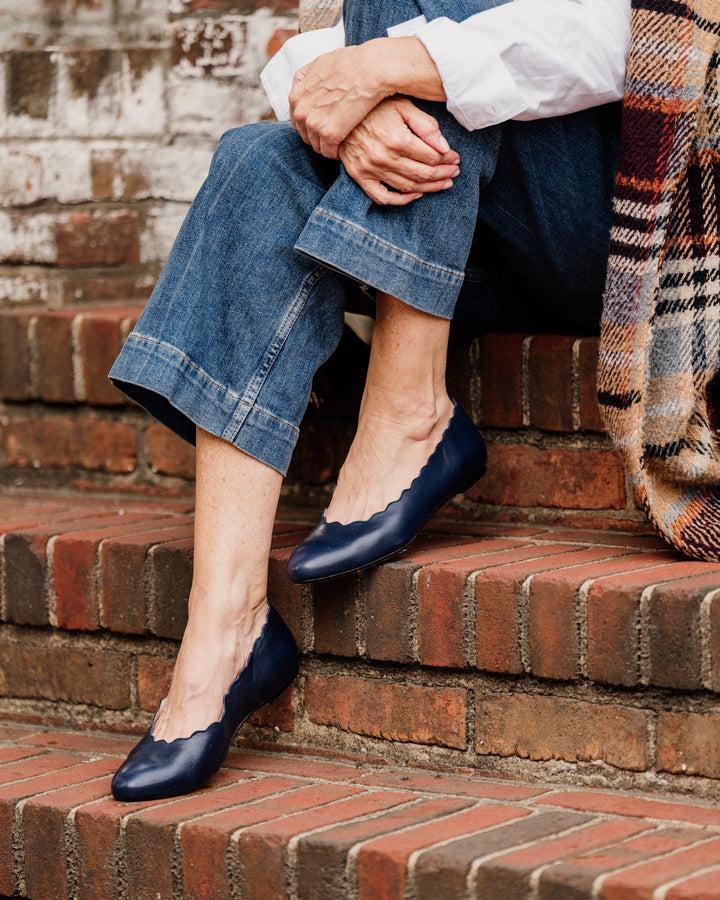 Patricia Green Patricia Green Women’s Palm Beach Ballet Flat In Navy