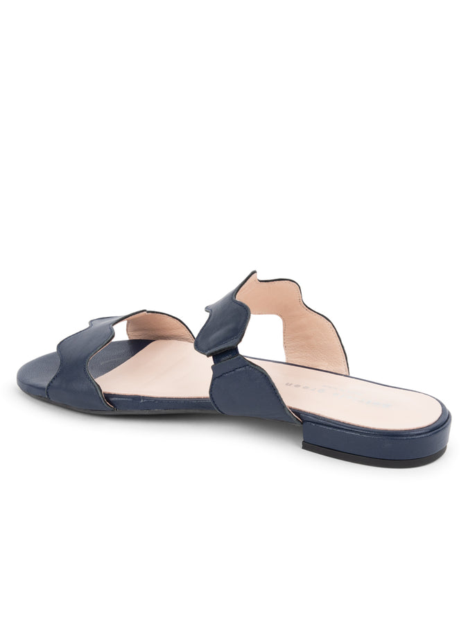 Patricia Green Patricia Green Women’s Palm Beach Flat Sandal In Navy