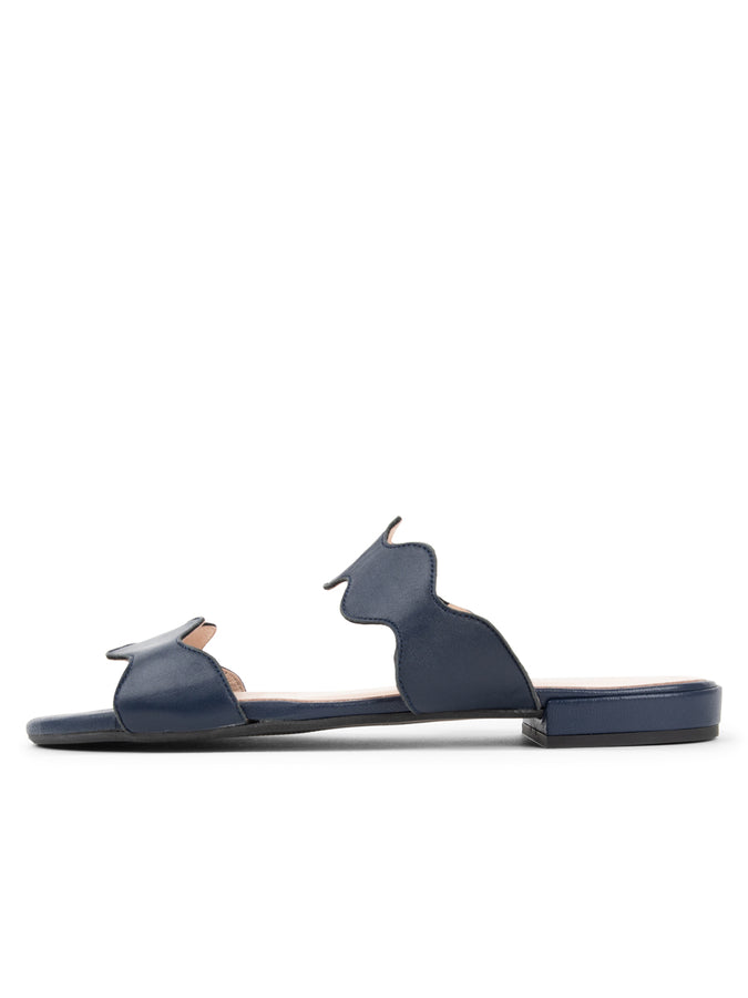 Patricia Green Patricia Green Women’s Palm Beach Flat Sandal In Navy