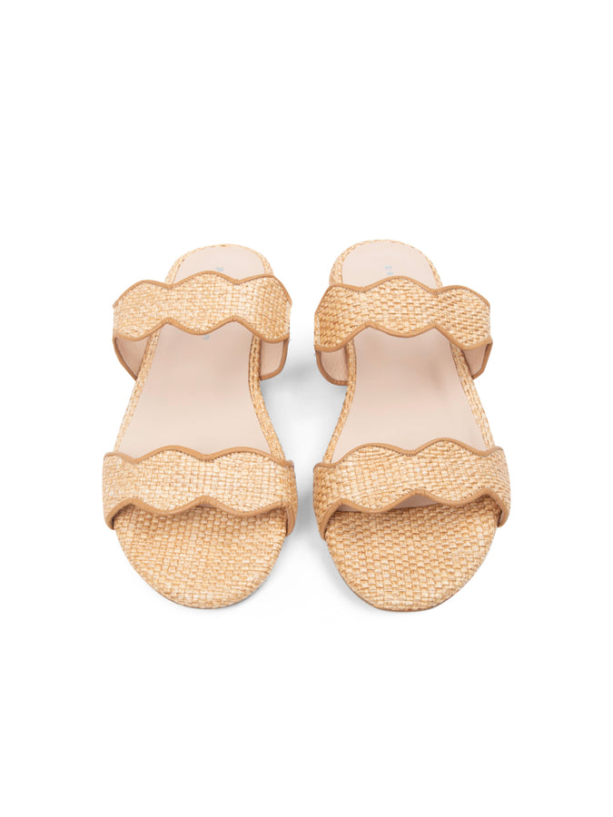 Patricia Green Patricia Green Women’s Palm Beach Flat Sandal In Natural Raffia