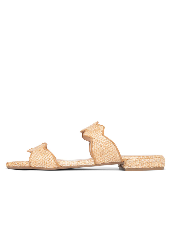 Patricia Green Patricia Green Women’s Palm Beach Flat Sandal In Natural Raffia