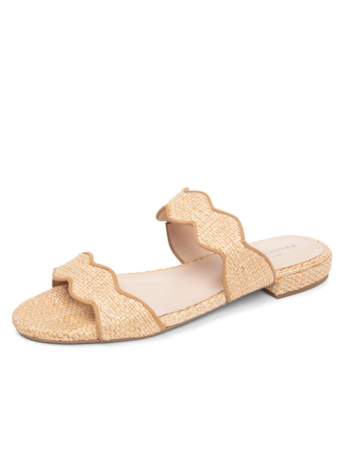 patricia green Patricia Green Women’s Palm Beach Flat Sandal in Natural Raffia
