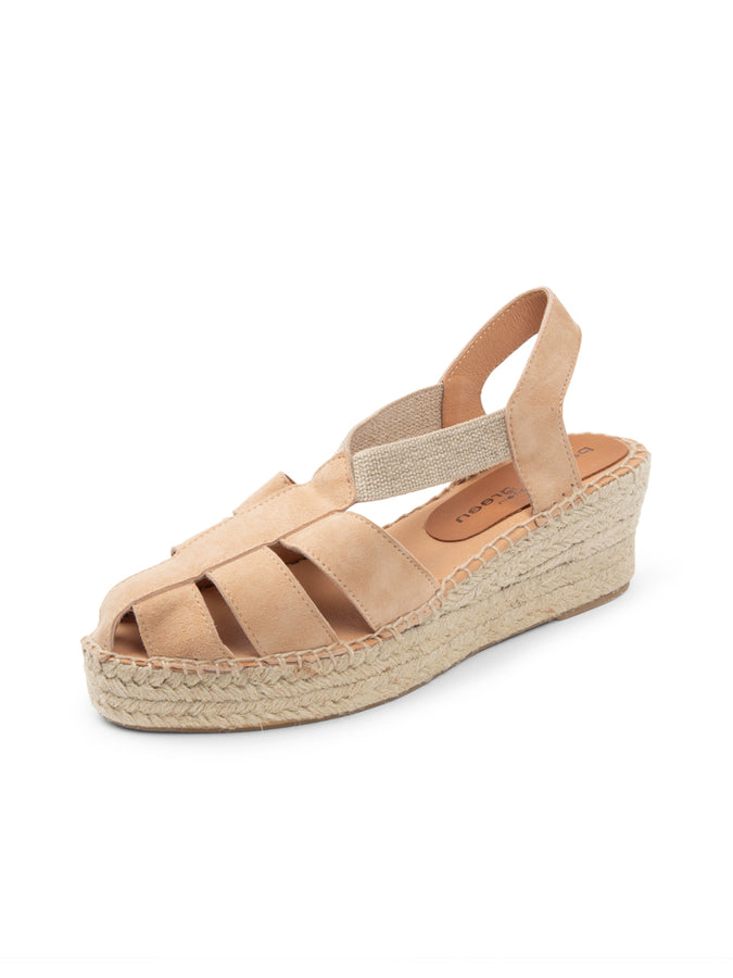 patricia green Patricia Green Women’s Parker Fisherman Espadrille in Tan Suede