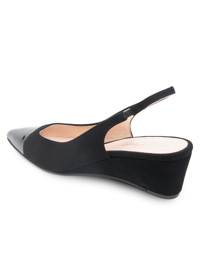 Patricia Green Patricia Green Women’s Portofino Slingback Wedge In Black