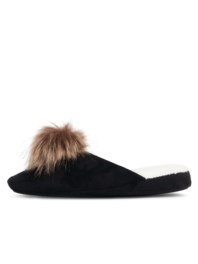 Patricia Green Patricia Green Women’s Pretty Pouf Slipper In Black/Tan