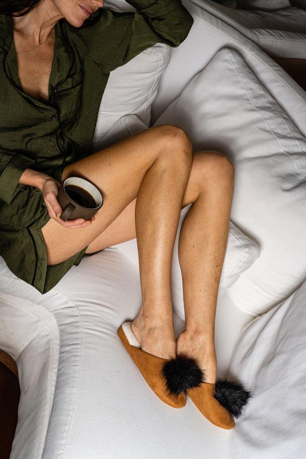 Patricia Green Patricia Green Women’s Pretty Pouf Slipper In Chestnut