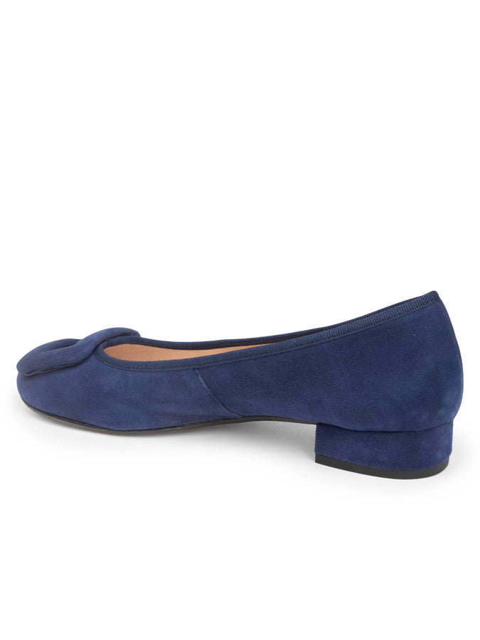 Patricia Green Patricia Green Women’s Riviera Block Heel Pump In Navy Suede