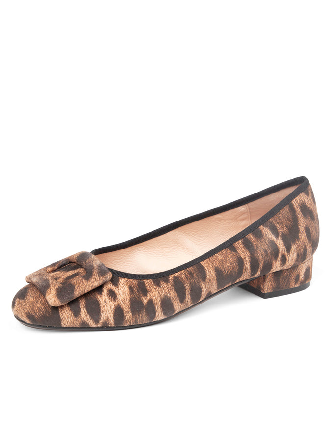 patricia green Patricia Green Women’s Riviera Block Heel Pump in Leopard