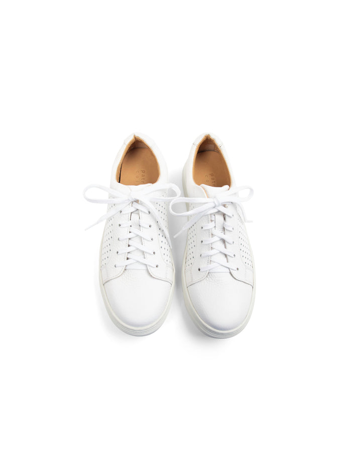 Patricia Green Patricia Green Women’s Ryan Perforated Sneaker In White