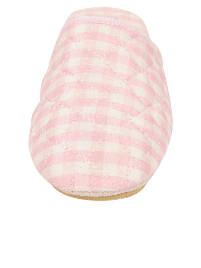 Patricia Green Patricia Green Women’s Sari Silk Check Slipper In Pink