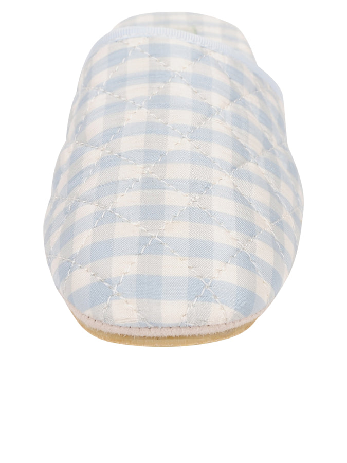 Patricia Green Patricia Green Women’s Sari Silk Check Slipper In Blue