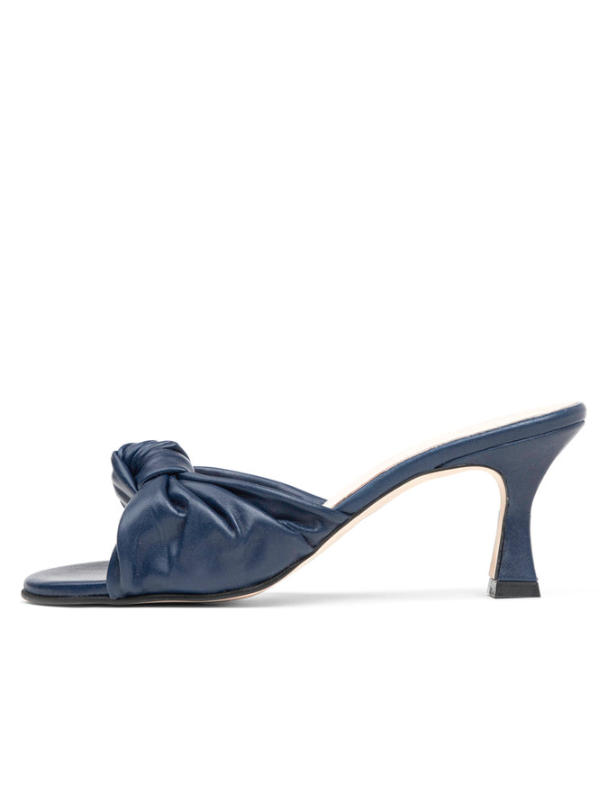 Patricia Green Patricia Green Women’s Savannah Knotted Bow Slide In Navy