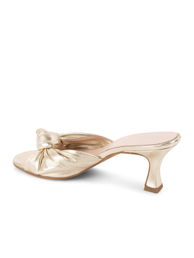 Patricia Green Patricia Green Women’s Savannah Knotted Bow Slide In Gold