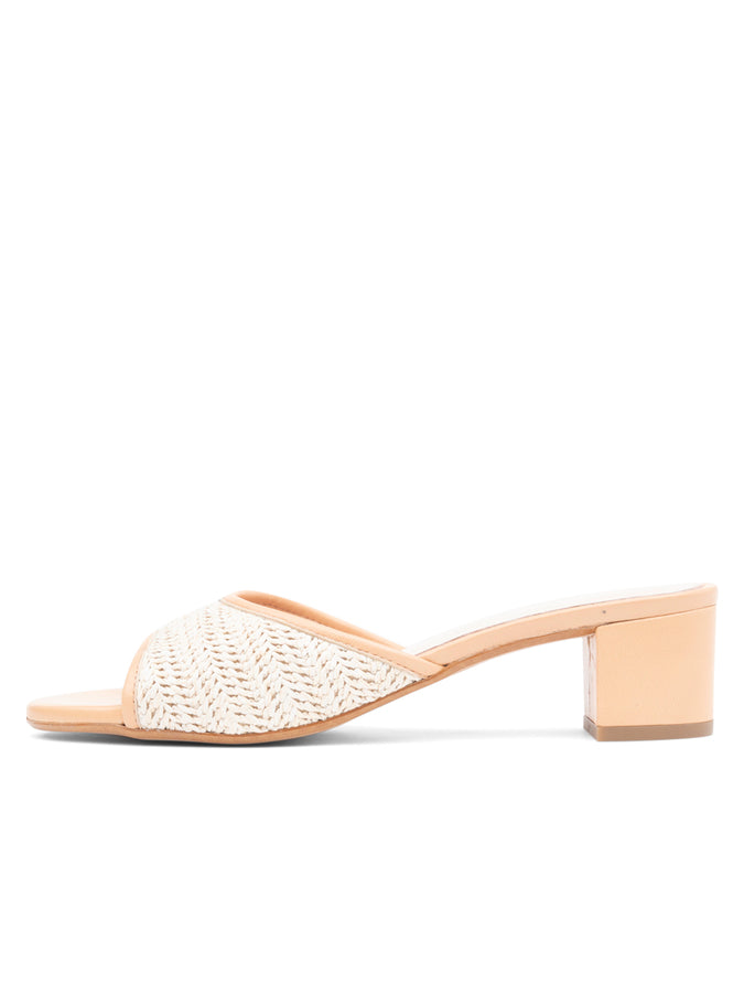 Patricia Green Patricia Green Women’s Sienna Raffia Block Heel In Nude
