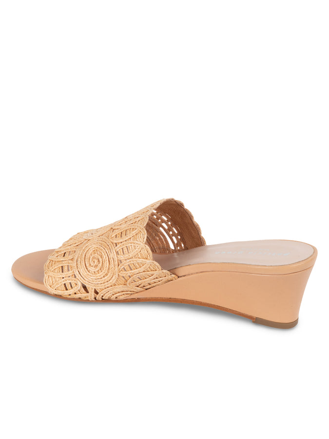 Patricia Green Patricia Green Women’s Siesta Swirled Raffia Wedge In Natural
