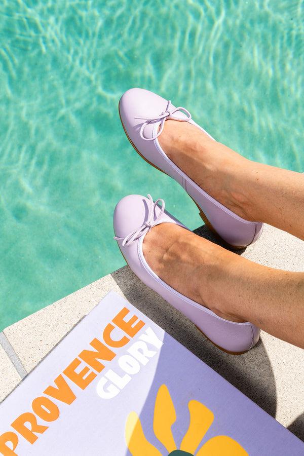 Patricia Green Patricia Green Women’s Skim Ballerina Flat In Lilac