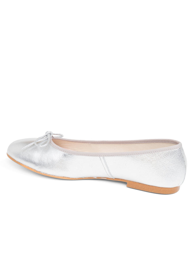 Patricia Green Patricia Green Women’s Skim Ballerina Flat In Silver