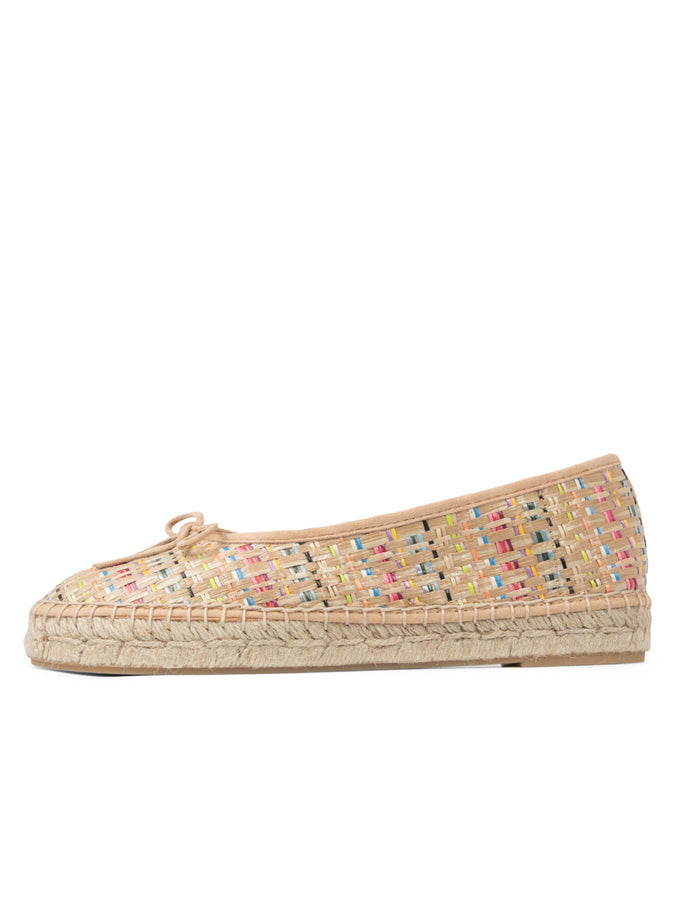 Patricia Green Patricia Green Women’s Sydney Ballet Flat Espadrille In Rainbow Raffia