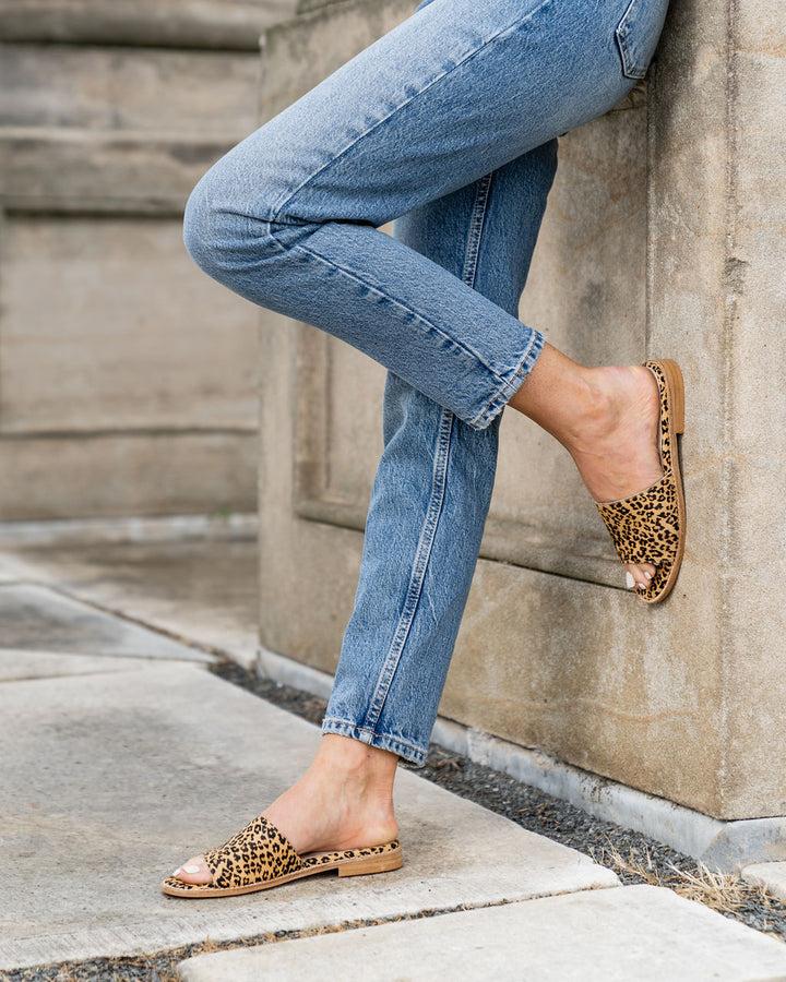 Patricia Green Patricia Green Women’s Tucson Slide Flat Sandal In Leopard