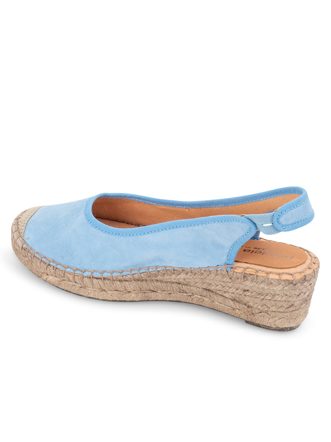 Patricia Green Patricia Green Women’s Valencia Closed Toe Slingback Espadrille In French Blue