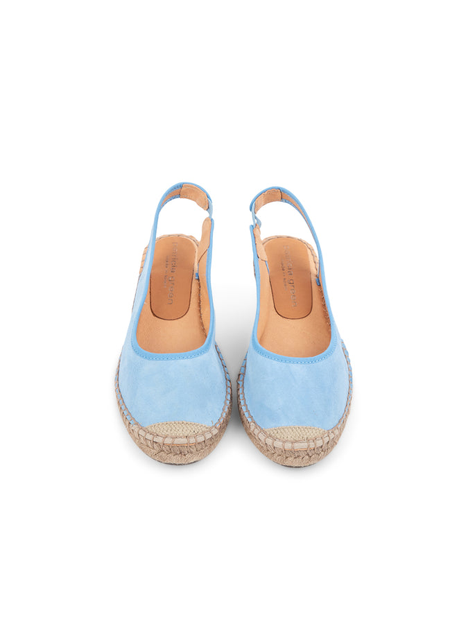 Patricia Green Patricia Green Women’s Valencia Closed Toe Slingback Espadrille In French Blue