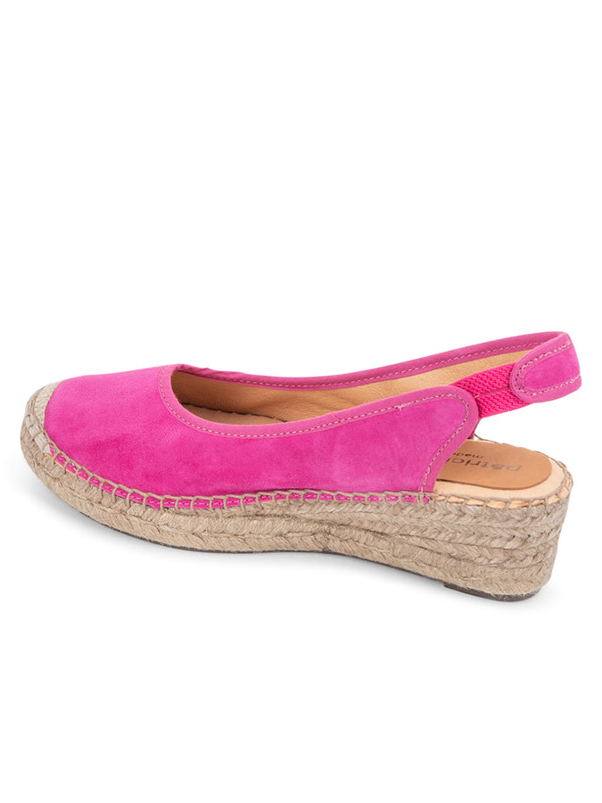 Patricia Green Patricia Green Women’s Valencia Closed Toe Slingback Espadrille In Hot Pink