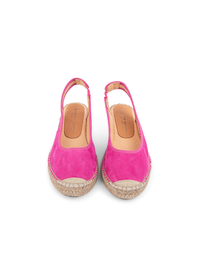 Patricia Green Patricia Green Women’s Valencia Closed Toe Slingback Espadrille In Hot Pink