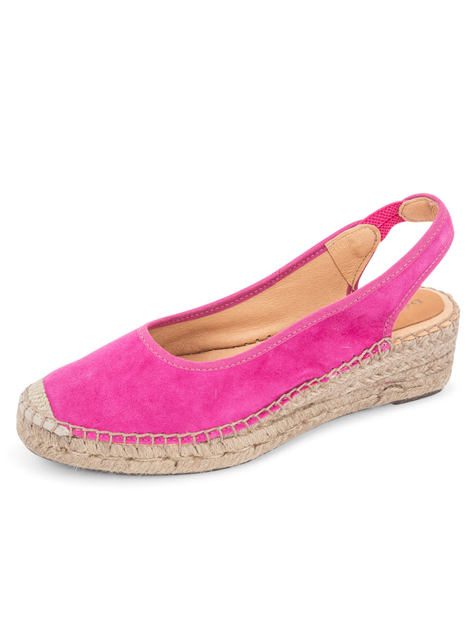 patricia green Patricia Green Women’s Valencia Closed Toe Slingback Espadrille in Hot Pink