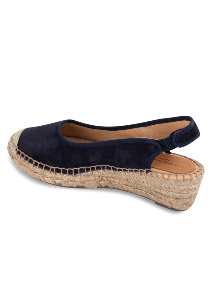 Patricia Green Patricia Green Women’s Valencia Closed Toe Slingback Espadrille In Navy