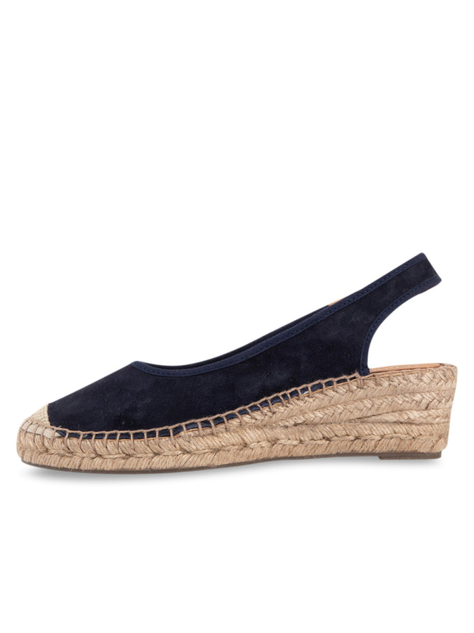 Patricia Green Patricia Green Women’s Valencia Closed Toe Slingback Espadrille In Navy