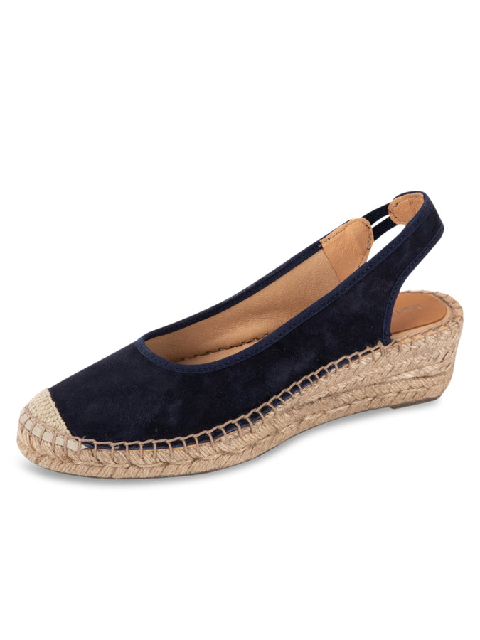 patricia green Patricia Green Women’s Valencia Closed Toe Slingback Espadrille in Navy