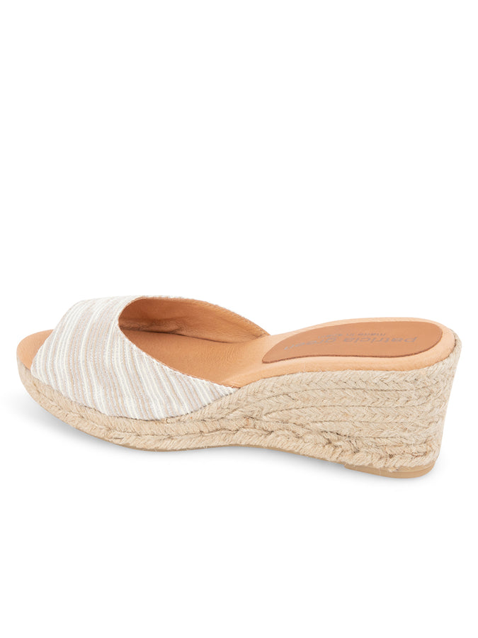 Patricia Green Patricia Green Women’s Verona Slip On Espadrille In Metallic Pearl