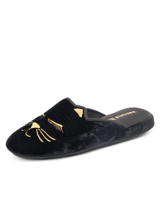Patricia Green Patricia Green Women’s Winking Kitty Slipper In Black