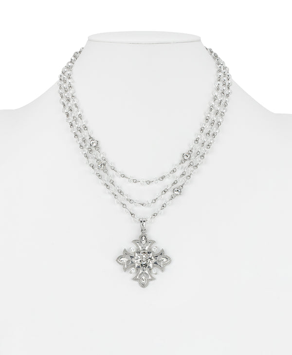 Patricia Nash 3 Strand Necklace Byzantine Collection