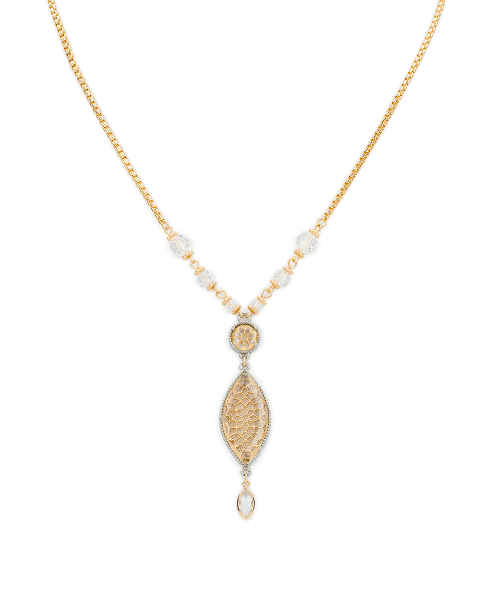 patricia nash Adjustible Marquise Necklace Filigree Collection