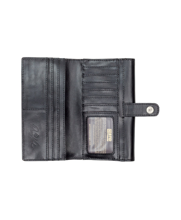 Patricia Nash Agira Wallet Vintage Distressed Leather